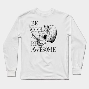 Awesome Rhino Long Sleeve T-Shirt